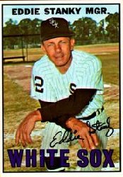 1967 Topps Baseball Cards      081      Eddie Stanky MG